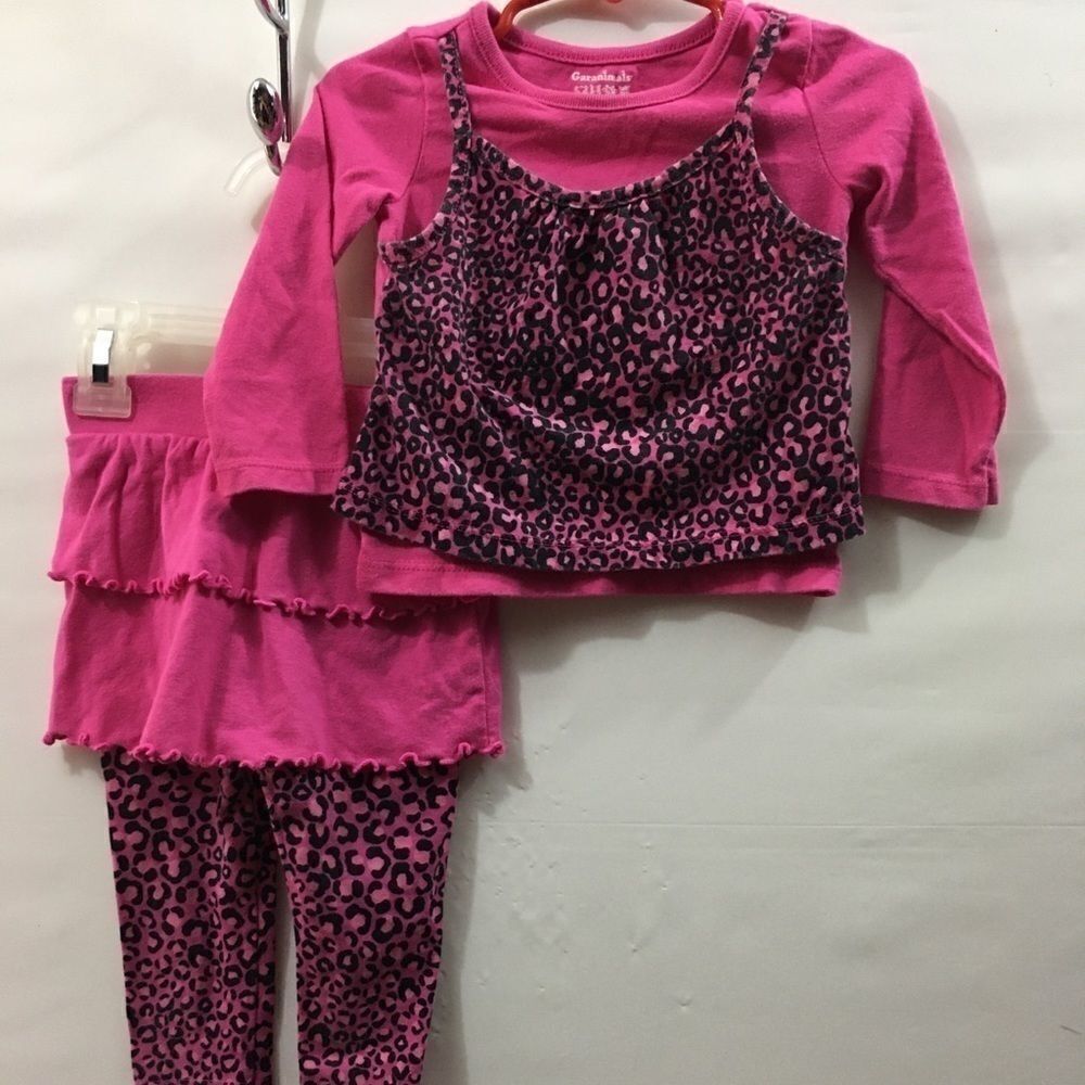 Garanimals Infant Girls 2pc Top & Skirt/Pant 12 mo